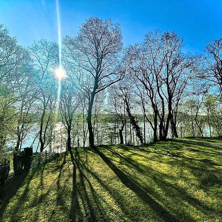 100M2 Fewo Im Haus Am See Mit Garten Bei Potsdam Schwielowsee Buitenkant foto