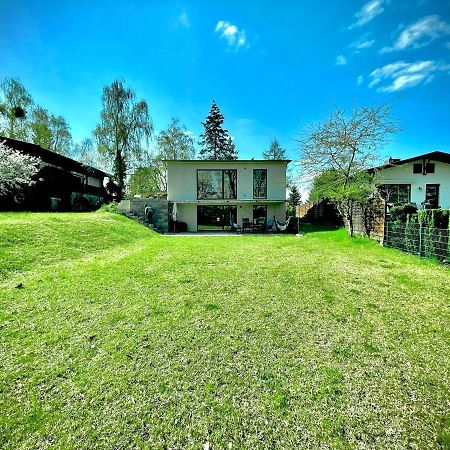 100M2 Fewo Im Haus Am See Mit Garten Bei Potsdam Schwielowsee Buitenkant foto