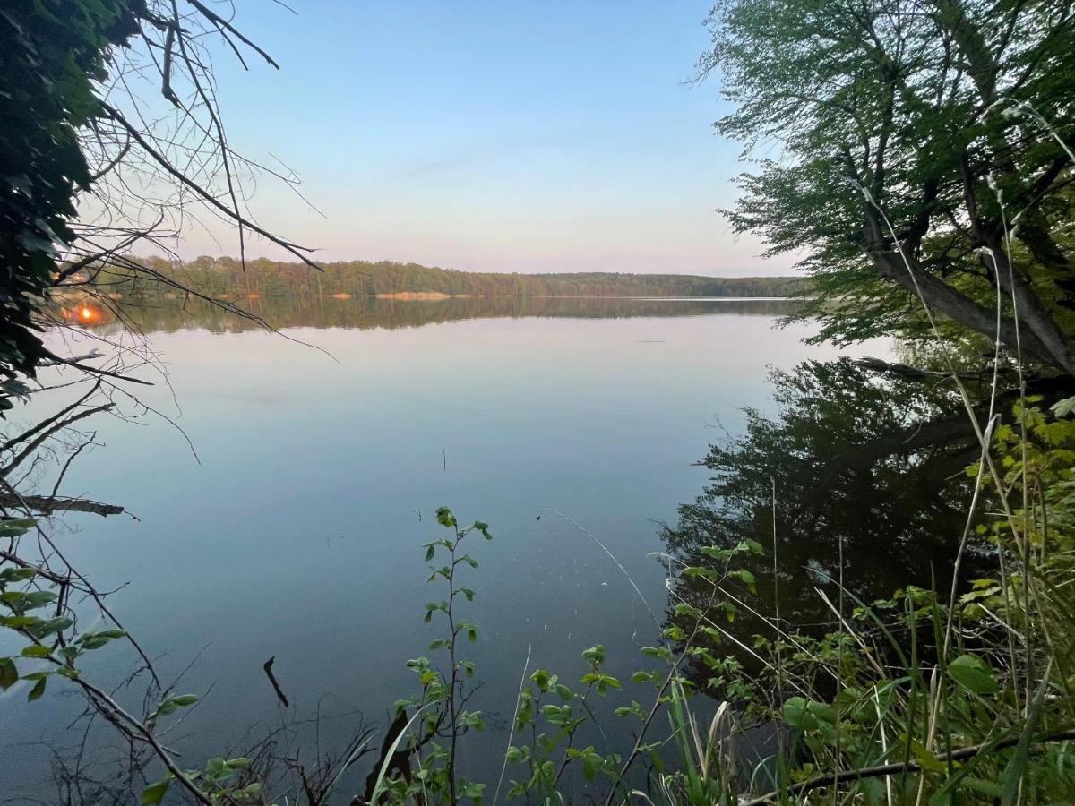 100M2 Fewo Im Haus Am See Mit Garten Bei Potsdam Schwielowsee Buitenkant foto