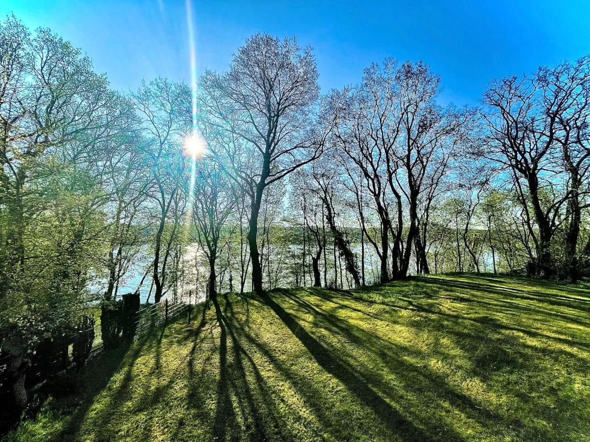 100M2 Fewo Im Haus Am See Mit Garten Bei Potsdam Schwielowsee Buitenkant foto